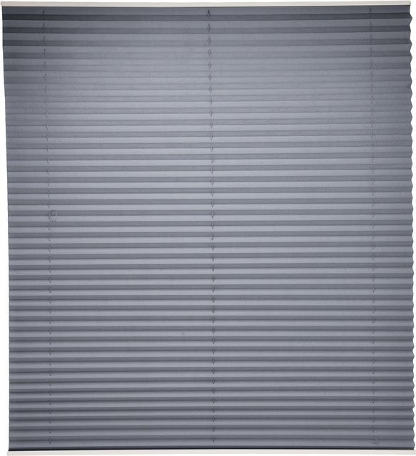 LIVARNO Plissee Rollo für Fenster, Grau, B/H: 90 x 130 cm, semi-transparent mit Klemmfix-Montage ohne Bohren - Bild 1