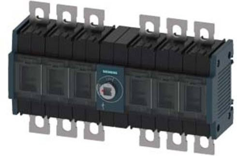 Siemens Lasttrennschalter 6polig 125A 4 Wechsler 1200V grau 3KD32600NE200 - Bild 1
