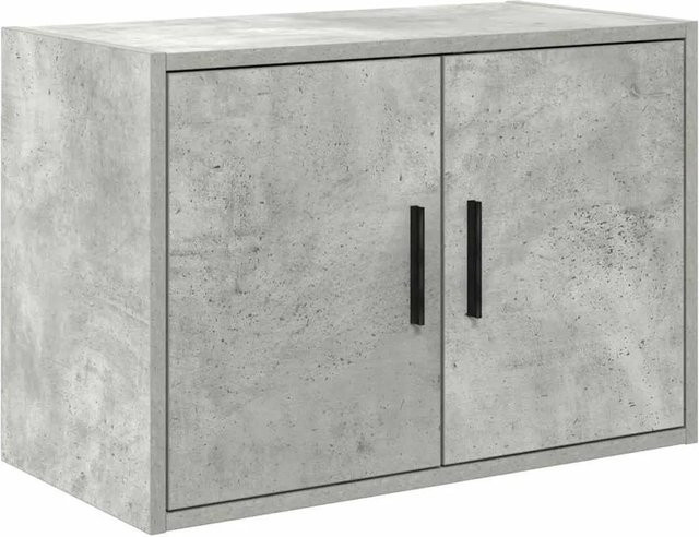 vidaXL Garagen-Wandschrank aus Holzwerkstoff in Betongrau, Wandmontage, matt - Bild 1