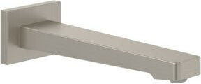 Villeroy & Boch Badewannenauslauf Architectura Square Wandmontage in Brushed Nickel Black, B/T/H: 22,4 x 7,5 x 5,5 cm - Bild 1