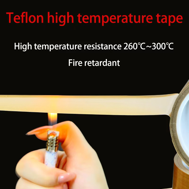 Hitzebeständiges PTFE Klebeband braun, 0,13 mm Dicke, bis 300 °C isolierend - Bild 2