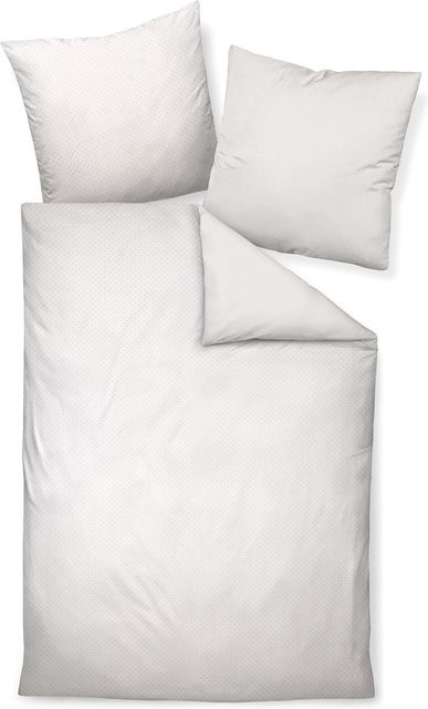 Janine DAVOS Unisex Bettwäsche Set aus Baumwolle in Grau, 2-teilig, B/H: 135 x 200 cm - Bild 1