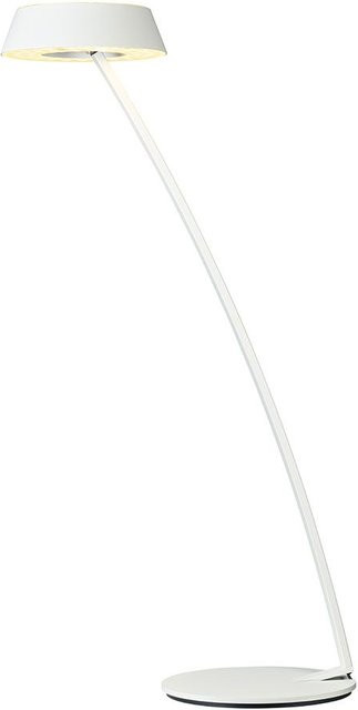 Oligo Glance Gebogene LED-Tischleuchte in Weiß Matt mit dimmbarer Warmweiß-Beleuchtung (2700K) - Bild 1
