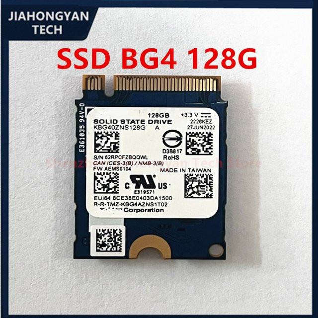 KIOXIA NVMe M.2 SSD Solid-State-Laufwerk in Schwarz, kompatibel mit SteamDeck und Surface - Bild 1