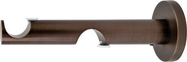 Mydeco Gardinenstange-Halterung 2-läufig Function Track in Bronze, Durchmesser: 2,5 cm - Bild 1