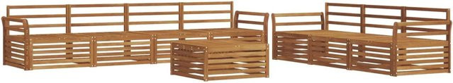 vidaXL Outdoor-Sofagarnitur 8-teilig aus Akazienholz in Braun - Bild 1