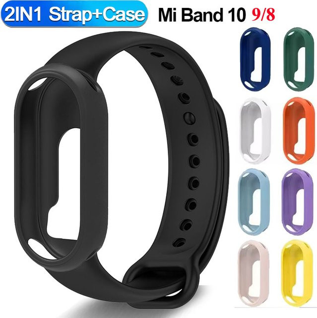 Xiaomi Uhrenarmband, Silikon, Pink, Xiaomi Smart Band 10 9 8 - Bild 1