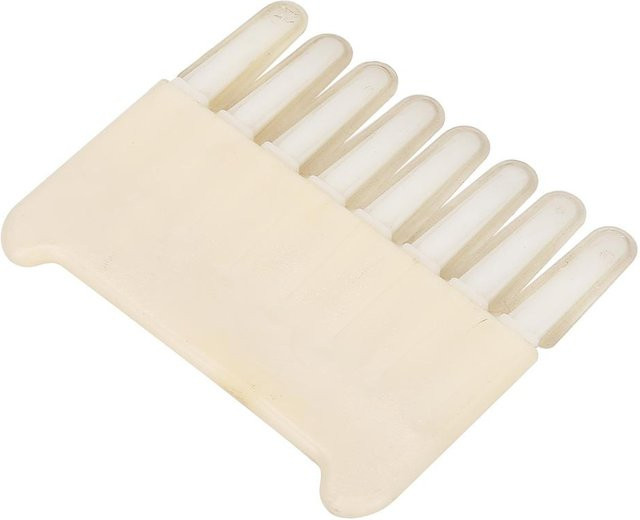 KONNWEI 8-köpfiges Bienenhonig-Schabewerkzeug aus Kunststoff für die Imkerei in Beige und Weiß - Bild 1