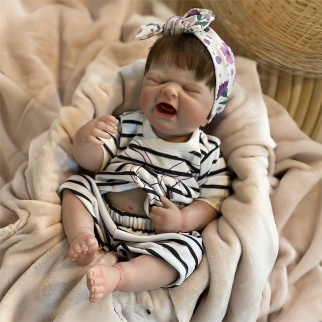 AnjoDoll Maria Bebe, wieder geborene Puppe, Silikon, bunt/mehrfarbig - Bild 1