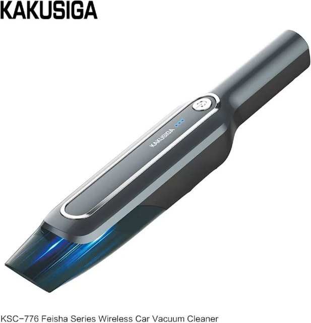 KAKUSIGA Handstaubsauger 60W, kabellos und wiederaufladbar, Schwarz - Bild 1