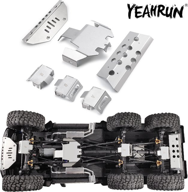 Yeahrun Edelstahl Chassis Panzerung Achse Hecksstoßstange, Zubehör - Bild 1