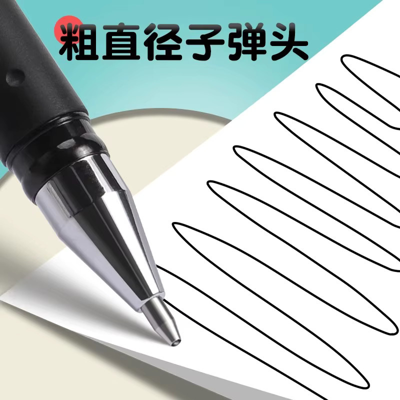M&G Gelstift mit 1,0 mm Stiftspitze in Schwarz für Büro und Schule - Bild 3