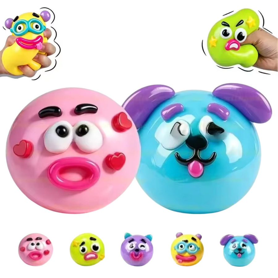 Smushers Hundegesicht-Wechsel-Squishy, Spielzeug, Tiere, Bunt / Mehrfarbig - Bild 2