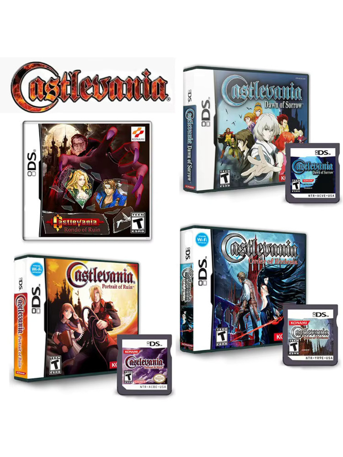 Bandai Castlevania Series Card Rondo of Ruin und Order of Ecclesia USA-Version für NDSL 2DS 3DS - Bild 2