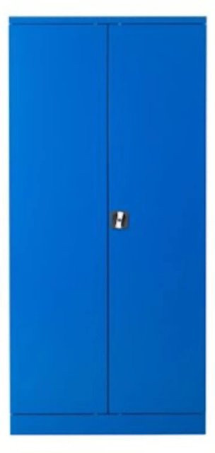 PROREGAL Stahlschrank Bee mit 4 verstellbaren Fachböden und Schließsystem, Blau, H x B x T: 195 x 92 x 42 cm - Bild 1