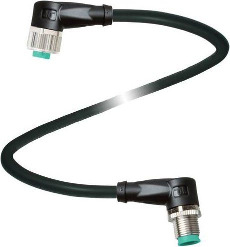Pepperl+Fuchs Sensor-Aktor-Steckverbinder 240777-100010 konfektioniert, 4 Polzahl, Schwarz, Länge: 0,6 m - Bild 1