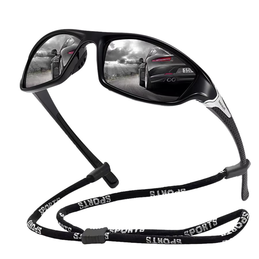 Hindfield Sonnenbrille, Unisex, Vollrand, Schwarz, Kunststoff, polarisiert - Bild 2