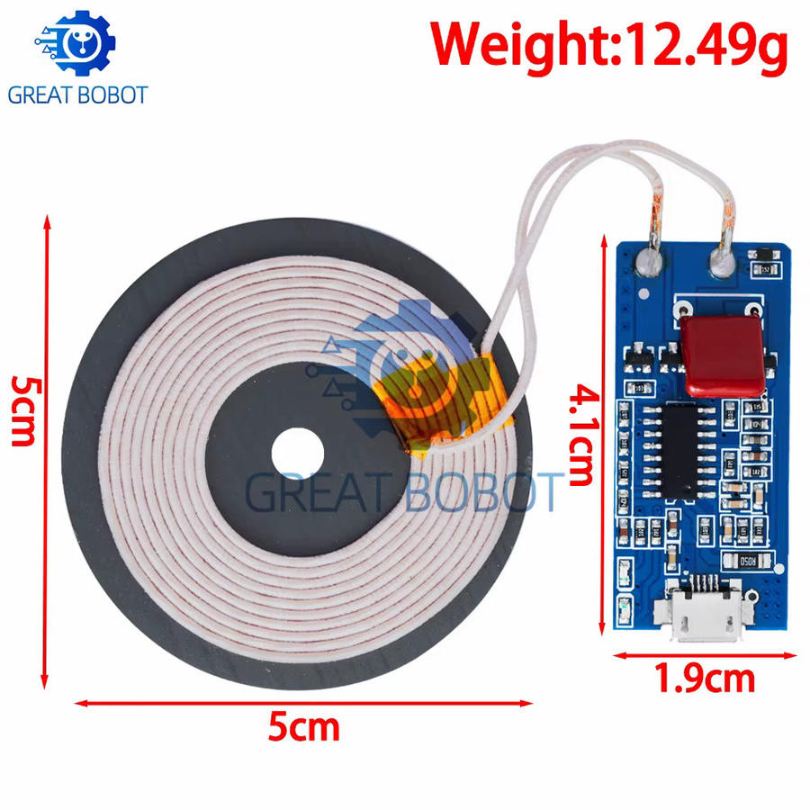 Baishundianzi 5W kabelloses Ladegerät mit Micro USB Anschluss für universelle Schnellladung - Bild 2