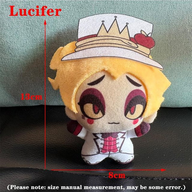 Yiran toy Hazbin Hotel Vox Lucifer Plüschtier, 13cm, ab 14 Jahren - Bild 1