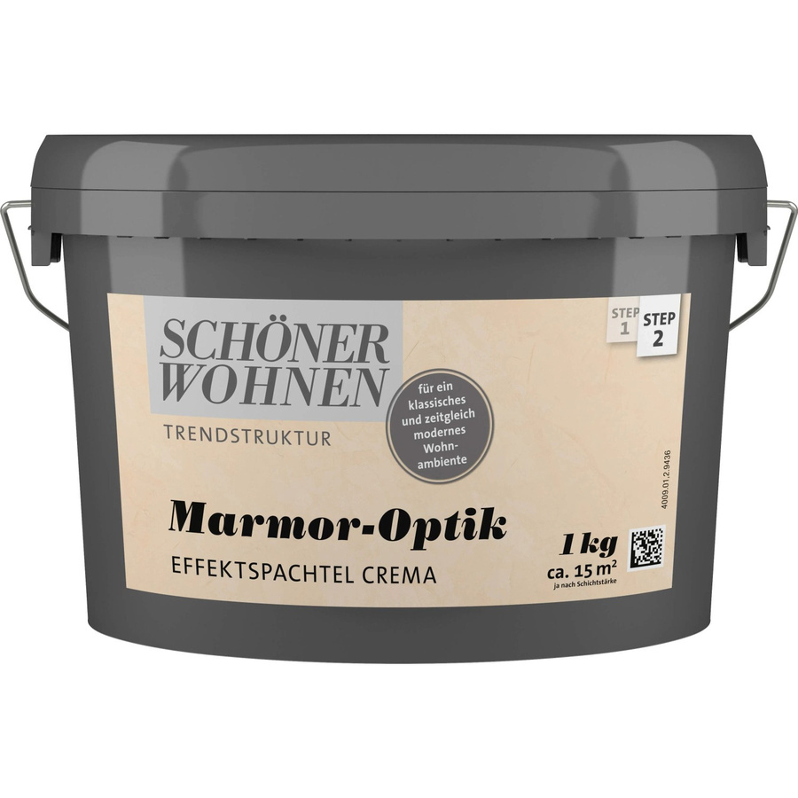 Schöner Wohnen Marmor-Optik Effektspachtel Crema Beige - Bild 2