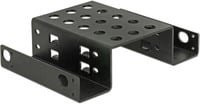 Delock Einbaurahmen 2 x 2.5 Zoll auf 5.25 Zoll in Schwarz - Bild 1