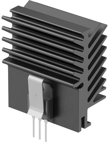 Fischer Elektronik Strangkühlkörper SK 640 84 SA Schwarz, B/T/H: 84 x 30 x 59 mm - Bild 1