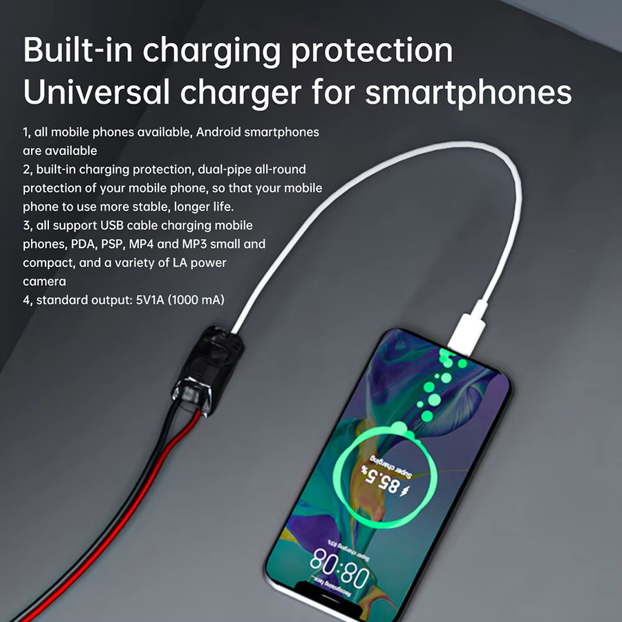 Aideepen USB-C Netzteil AC 220V zu DC 5V für WiFi Überwachungskameras und tragbare Geräte - Bild 2