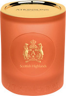 Atkinsons Scottish Highlands Duftkerze für den Tisch mit frischen, holzigen und floralen Noten - Bild 1