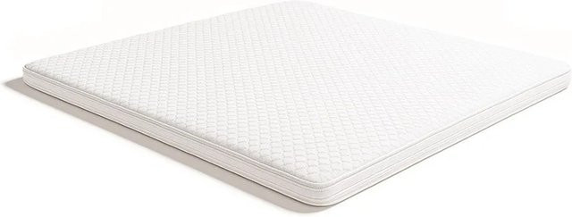 The White Stone Matratzentopper aus Memory Foam in Weiß, Höhe: 5 cm, Breite: 120 cm, Länge: 190 cm, atmungsaktiv und hypoallergen - Bild 1