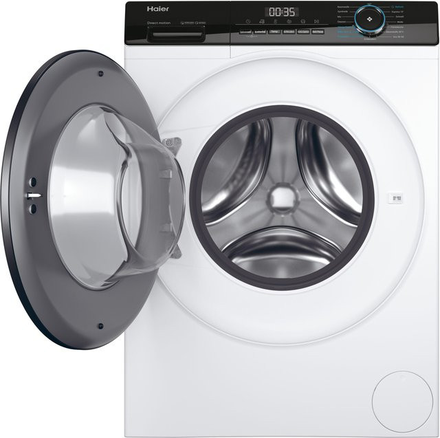 Haier I-Pro Serie 3 HW90-B14939 Waschmaschine in Weiß mit 9 kg Kapazität, 1400 U/min Schleuderdrehzahl und Aquastop - Bild 1