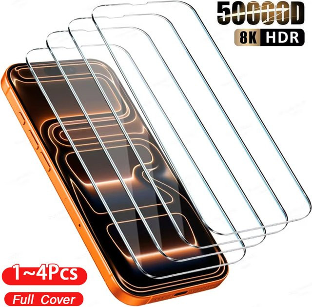 Schutzglas aus gehärtetem Glas für Apple iPhone Modelle in Transparent - Bild 1