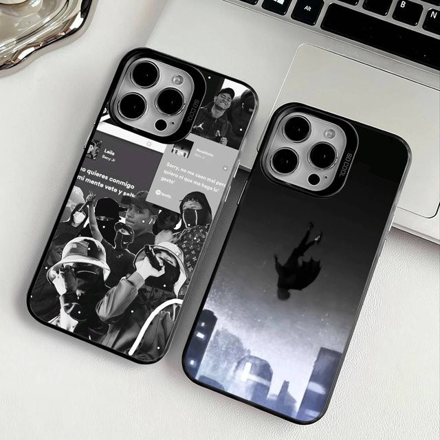 Rapper B-BENY JR Handyhülle für Apple iPhone 11-16, Farbwechsel Transparent, schmale Anti-Fall-TPU-Hülle - Bild 1