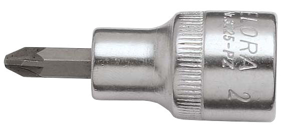 Elora Schraubendreher-Einsatz Supa-Pozidriv 1/2 ELORA-3225-PZ 4 in Silber - Bild 1