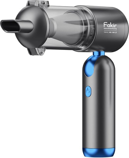 Fakir AS 150 LT Trend Akku-Handstaubsauger in Anthrazit Blau mit Blow-Funktion und waschbarem Filter B/H/T: 6,4 x 21,0 x 21,5 cm - Bild 3