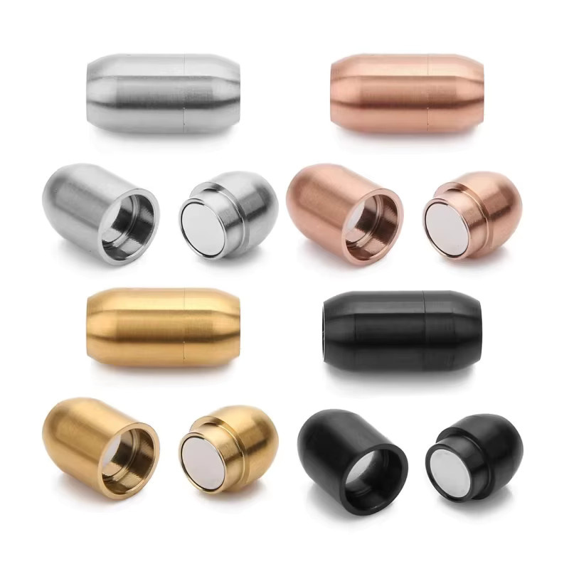 Magnetische Verschlüsse, Edelstahl, 3mm-8mm, Unisex - Bild 3