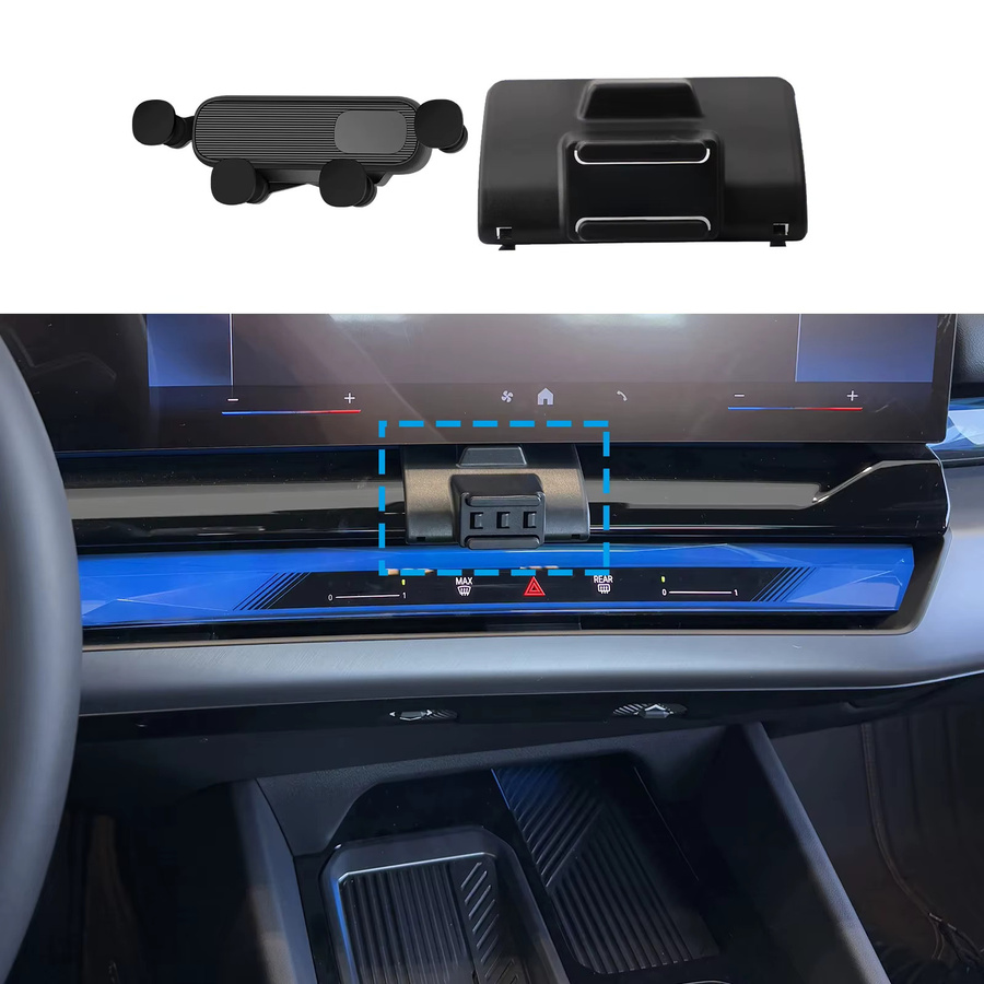 Auto-Handyhalterung für BMW 5er Serie M5 I5 G60 in Schwarz mit GPS-Halterung - Bild 5