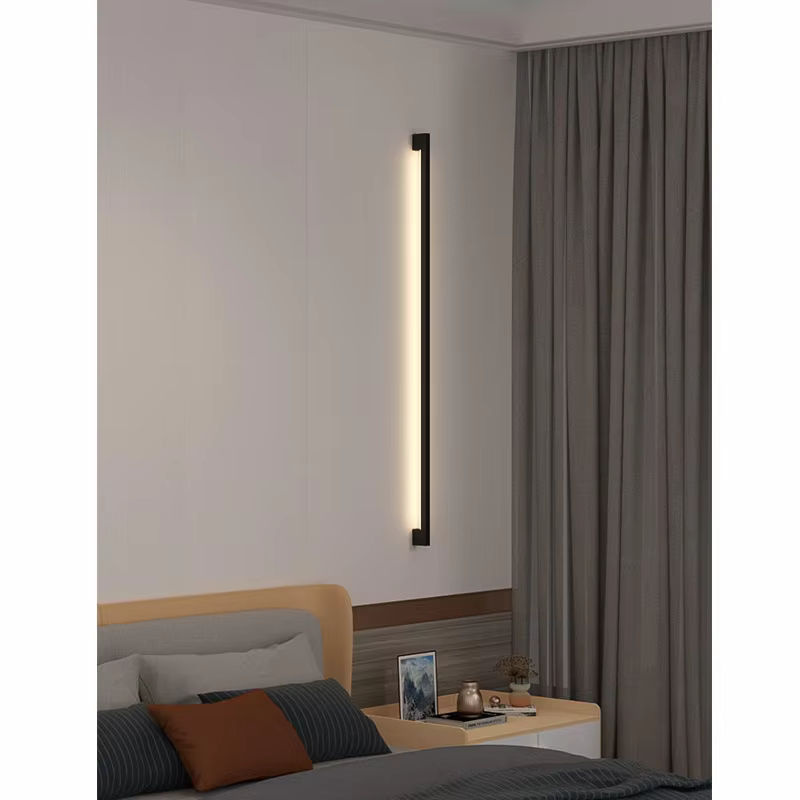 ANCISTER Moderne Wandlampe in Schwarz mit linearem Design für Wohnzimmer, Schlafzimmer, Korridor und Bar - Bild 3