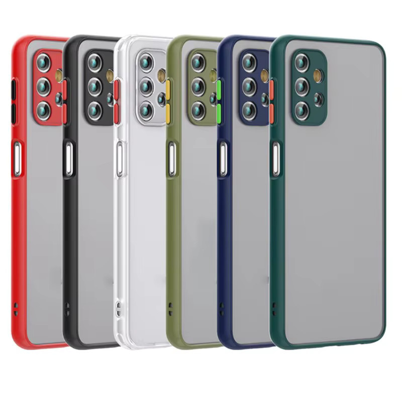Samsung Schutzhülle Matte Rückseite Anti-Drop Case für Galaxy A32 A52 A72 A13 A23 A33 A53 A73 A12 A22 4G 5G in Schwarz oder Grün - Bild 4