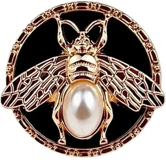 Bienenknöpfe, Gold, 18 mm, Damen - Bild 1