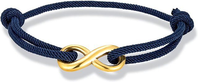 Unendlichkeitsarmband Edelstahl, Weiß, Unisex - Bild 1