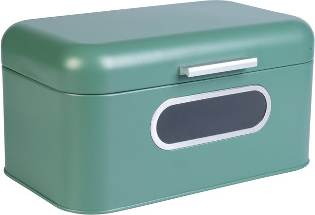 Genialo Metall-Brotbox mit Sichtfenster in Grün - Bild 1