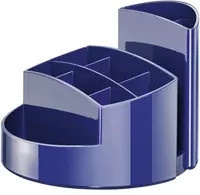 HAN Stifteköcher RONDO Schreibtisch-Köcher blau B/T/H: 14,0 x 10,9 x 9,0 cm - Bild 1