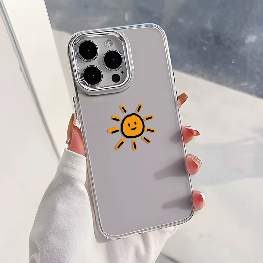 Luxuriöse transparente Schutzhülle mit Galvanisierung für iPhone Modelle, weiche Paar-Handyhülle - Bild 2