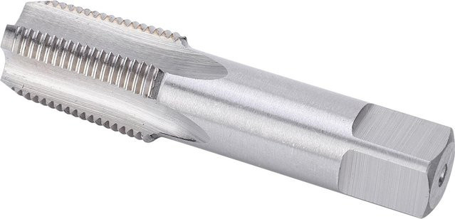 Gewindebohrer HSS ZG 3/8-19 aus Edelstahl in Silber und Weiß für Reparaturen und Industrieanwendungen - Bild 1