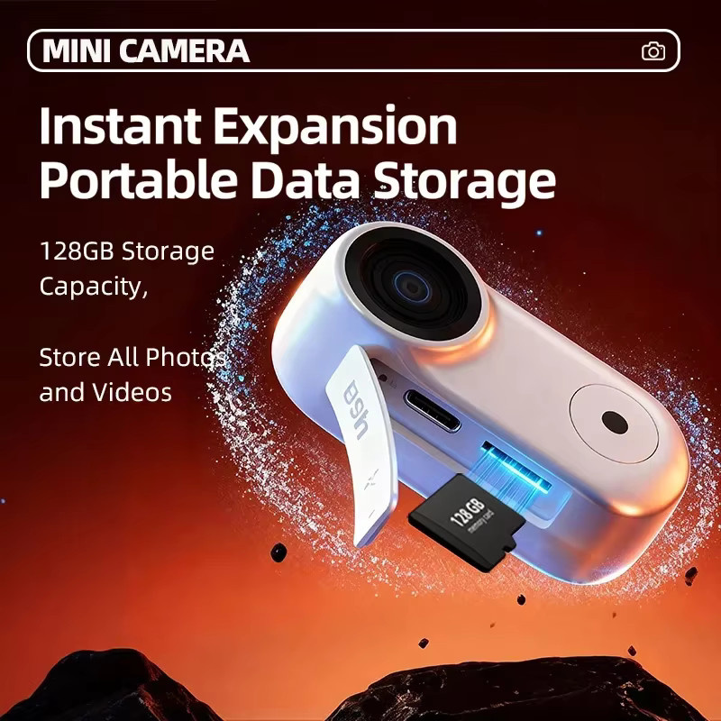 Lenovo Mini-Actionkamera 4K HD in Weiß als tragbare POV-Kamera für Sport und Helmaufnahmen - Bild 6