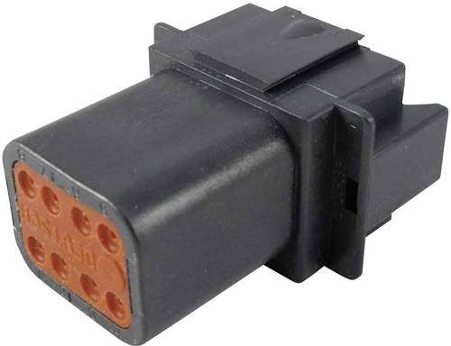 TE Connectivity DT 04-08 PA-CE02 Rundstecker Stecker, gerade, 8-polig, Schwarz - Bild 1