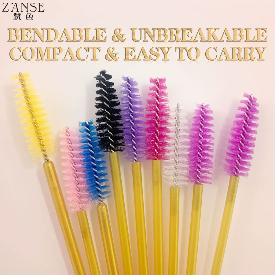 ZANSE Wimpernpinsel für Mascara und Wimpernverlängerung, 5/50 Stück, Unisex - Bild 1