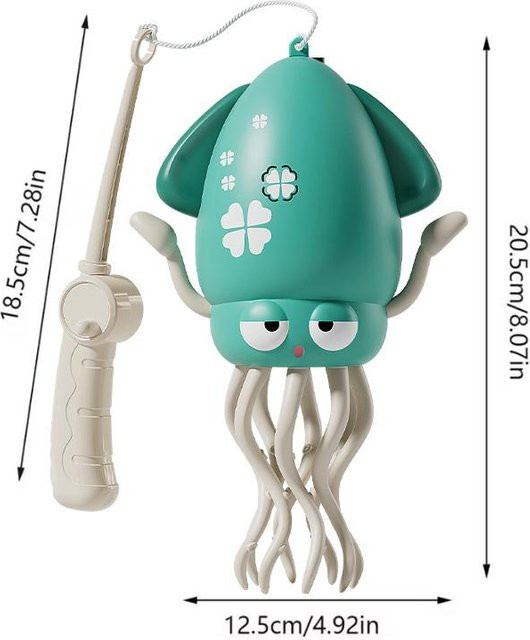 Linyi toy Oktopus Tintenfisch elektrisch grün ab 3 Jahren - Bild 1