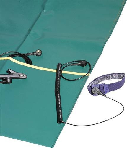 Bernstein Tools for Electronics 9-354 ESD-Service-Set Grün B: 500 cm, T: 400 cm, H: 0,35 mm - Bild 1