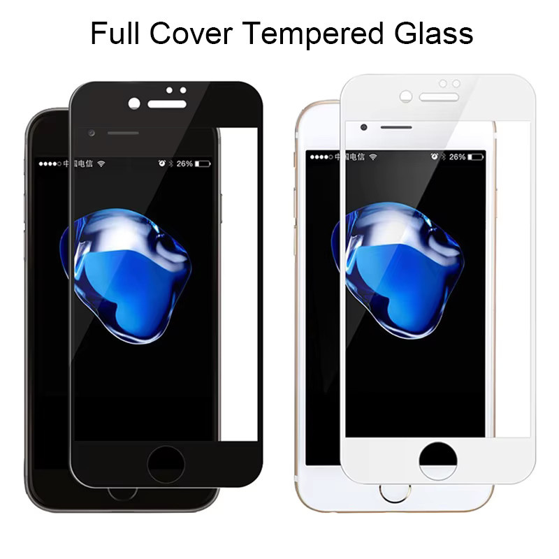 2 Stück Displayschutzfolie aus gehärtetem Glas für iPhone 7, iPhone 8 Plus sowie iPhone SE 2020 und 2022, transparent - Bild 2